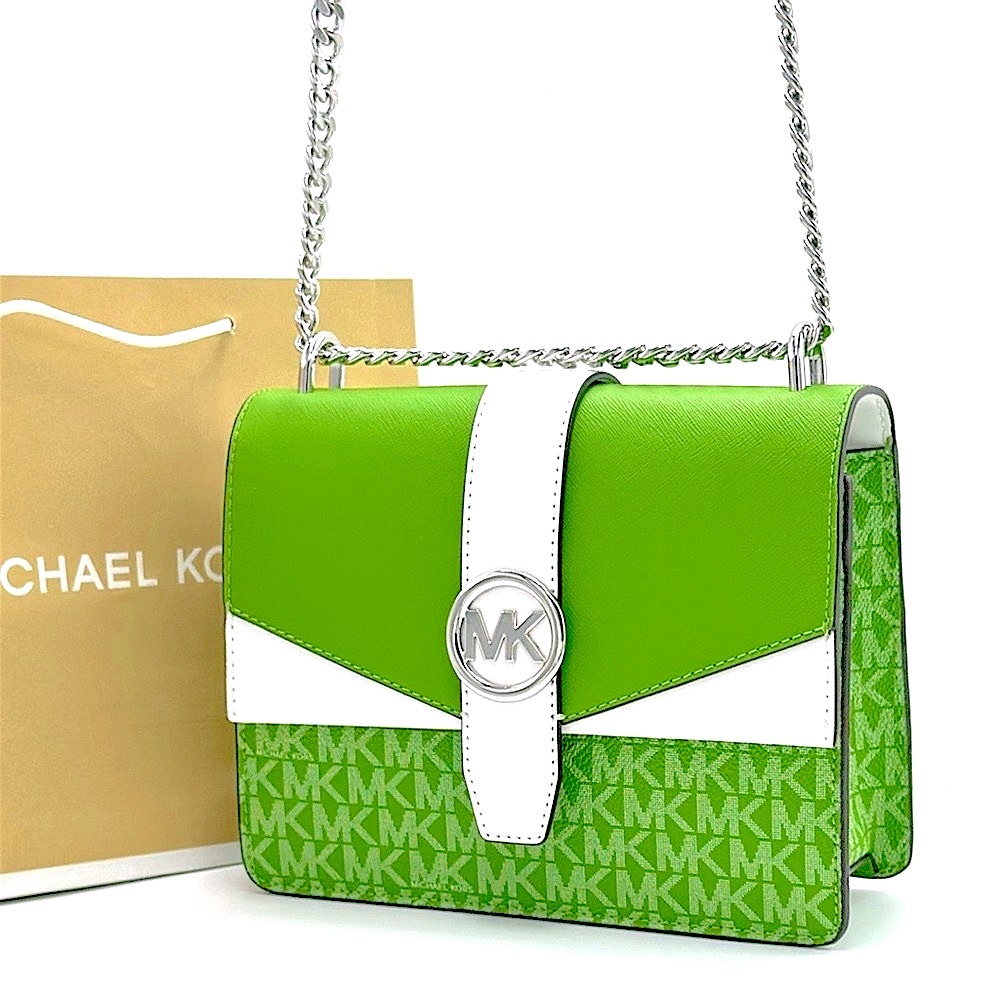 Michael Kors Greenwich Small Color-Block Signature Logo FlapCrossbody Bag
Jungle